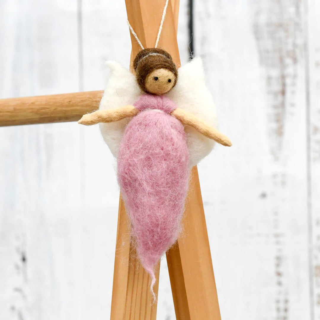 Needle Felted Fairy - Light Pink Dress - #HolaNanu#NDIS #creativekids