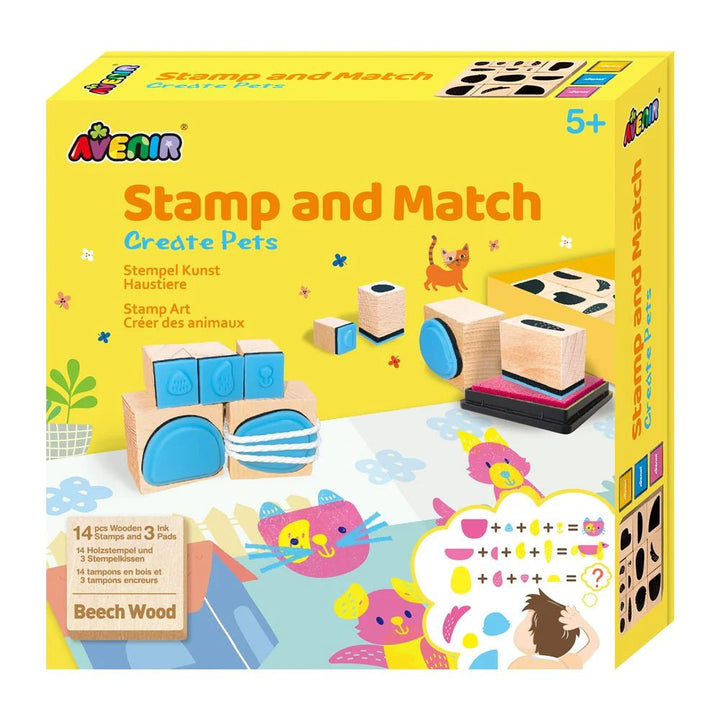 NEW Avenir Stamp & Match - Create Pets - #HolaNanu#NDIS #creativekids