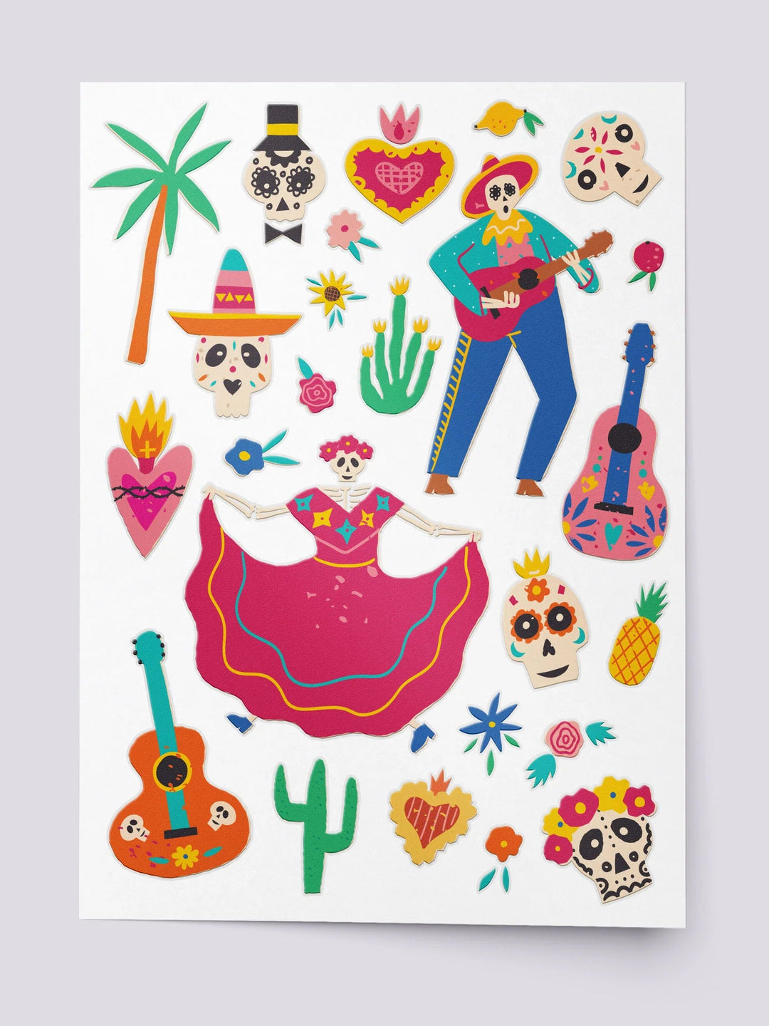NEW Ducky Street Dia De Los Muertos Temporary Tattoos - #HolaNanu#NDIS #creativekids