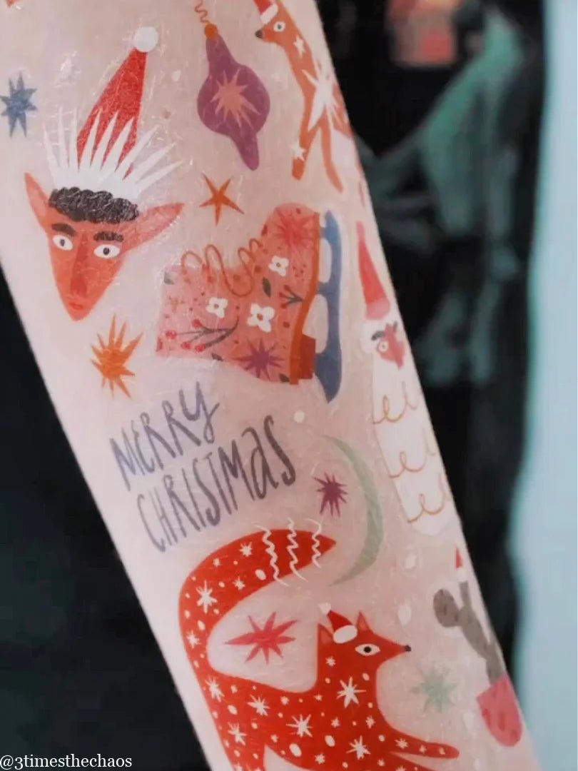 NEW Ducky Street Xmas Temporary Tattoos Sleeves - #HolaNanu#NDIS #creativekids