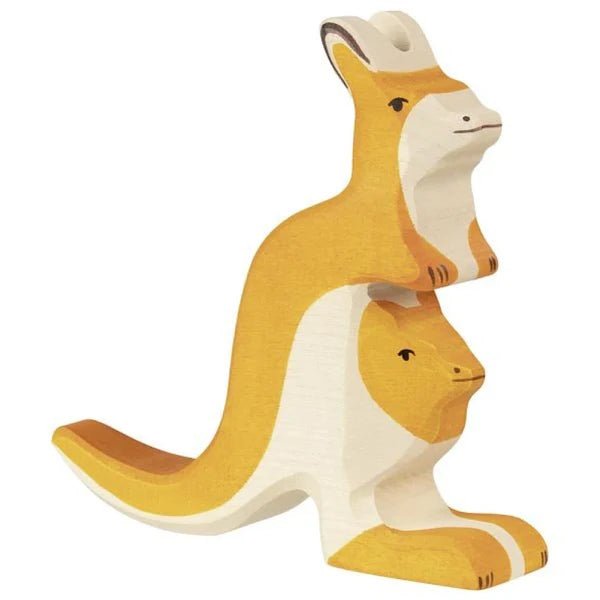 NEW Holztiger Kangaroo With Young - #HolaNanu#NDIS #creativekids