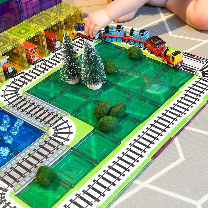 NEW Learn & Grow Magnetic tile Topper - Train Rack Pack - #HolaNanu#NDIS #creativekids