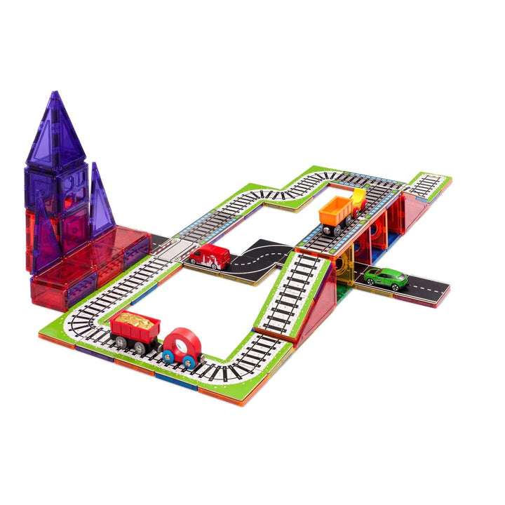 NEW Learn & Grow Magnetic tile Topper - Train Rack Pack - #HolaNanu#NDIS #creativekids