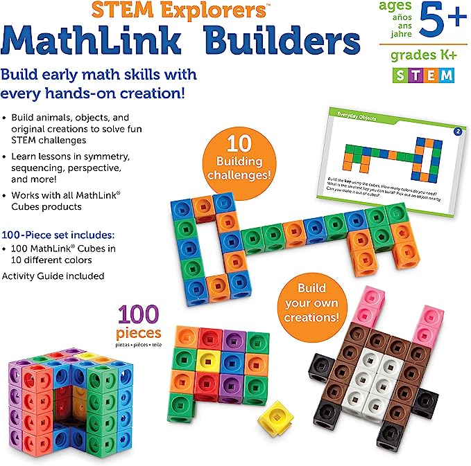 NEW Learning Resources STEM Explorers™ MathLink® Builders - #HolaNanu#NDIS #creativekids