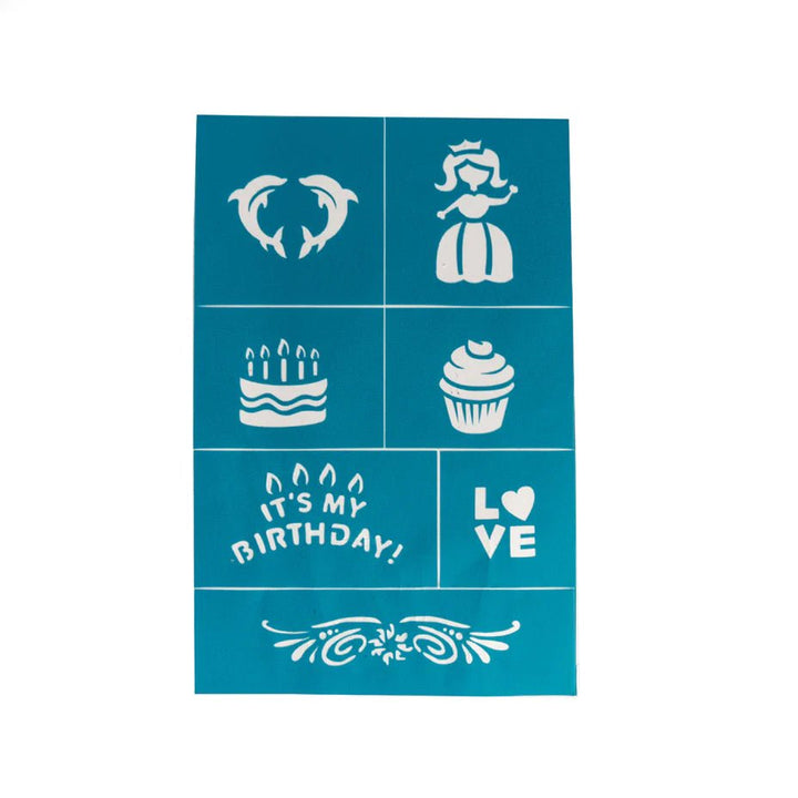 NEW Oh Flossy Reusable Adhesive Face Paint & MakeUp Stencils - #HolaNanu#NDIS #creativekids