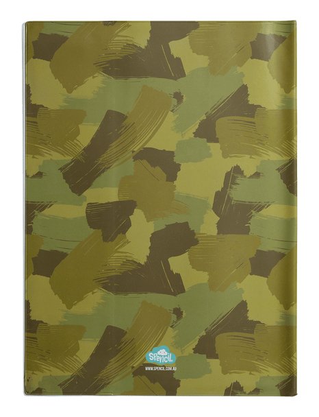 NEW Spencil Scrapbook Cover - Camo Biker 3 - #HolaNanu#NDIS #creativekids