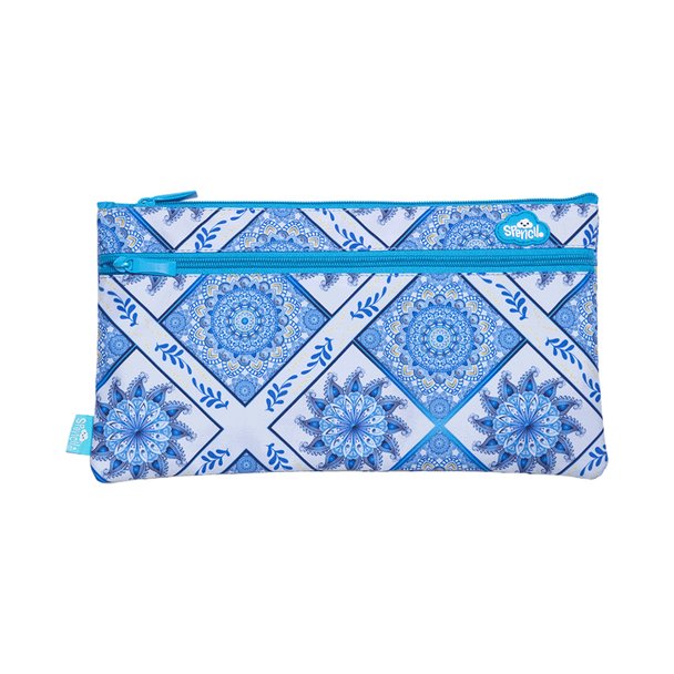 NEW Spencil Twin Zip Pencil Case - Boho Blue - #HolaNanu#NDIS #creativekids