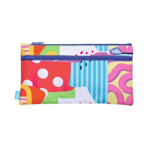 NEW Spencil Twin Zip Pencil Case - Colourburst - #HolaNanu#NDIS #creativekids