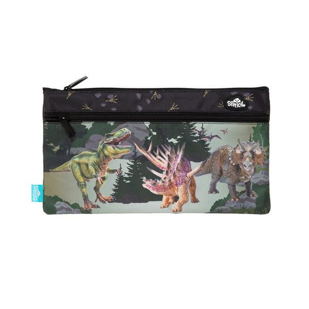 NEW Spencil Twin Zip Pencil Case - Dinosaur Discovery - #HolaNanu#NDIS #creativekids