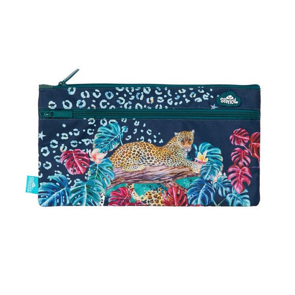 NEW Spencil Twin Zip Pencil Case - Leopard Queen - #HolaNanu#NDIS #creativekids