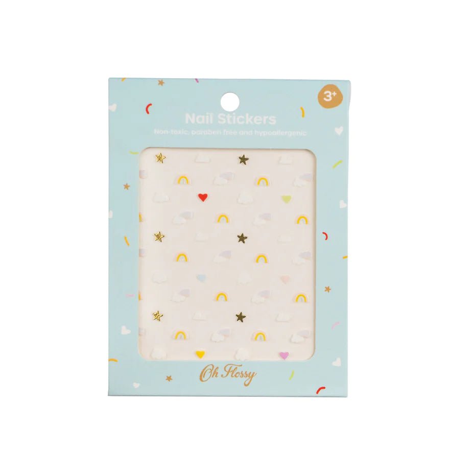 Oh Flossy Nail Stickers - Sky - #HolaNanu#NDIS #creativekids