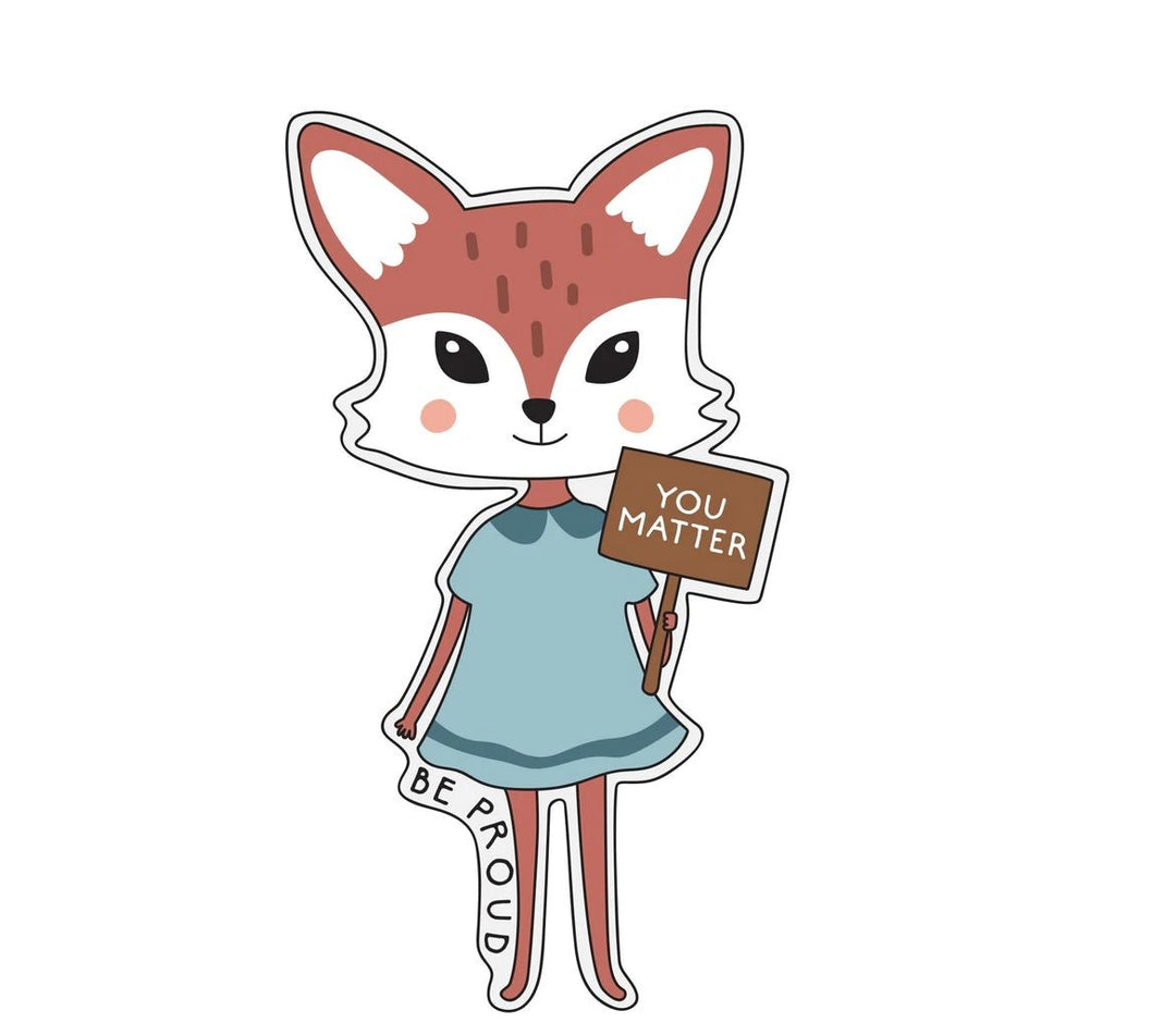 Proud Kindness Pin Badges - Fox Pin - #HolaNanu#NDIS #creativekids