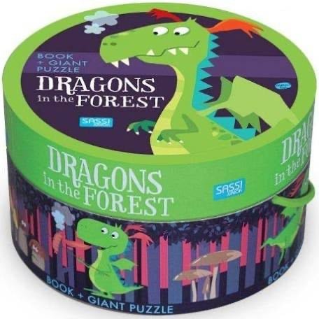 Sassi Book & Giant Puzzle - Dragon in the Forest - #HolaNanu#NDIS #creativekids
