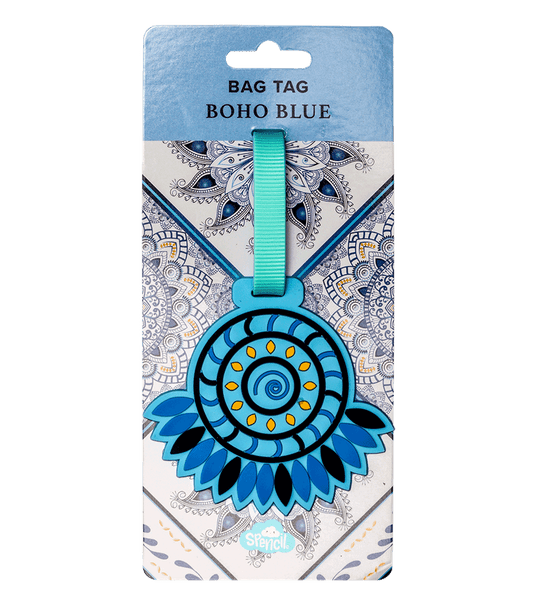 Spencil Bag Tag - Boho Blue - #HolaNanu#NDIS #creativekids