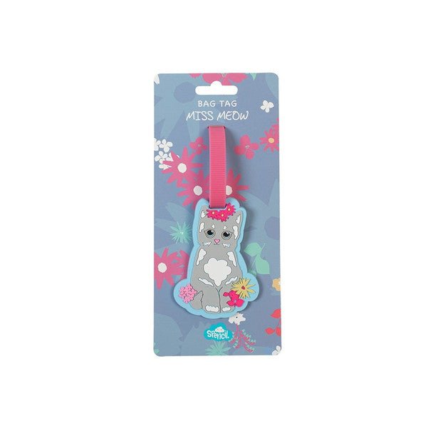 Spencil Bag Tag - Miss Meow - #HolaNanu#NDIS #creativekids