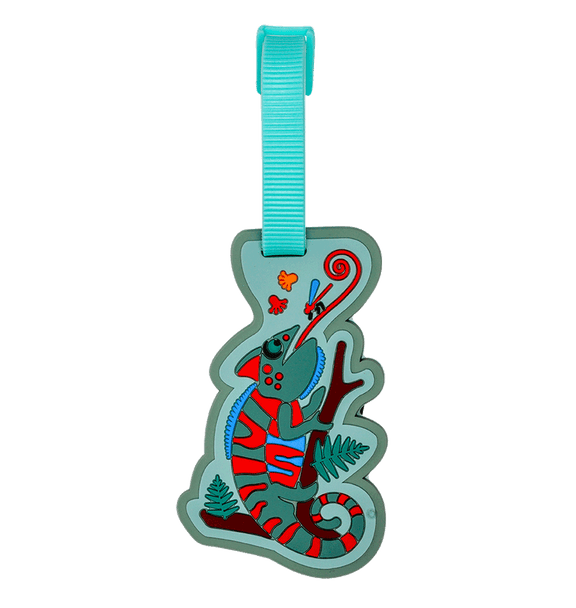 Spencil Bag Tag - Quirky Chameleon - #HolaNanu#NDIS #creativekids
