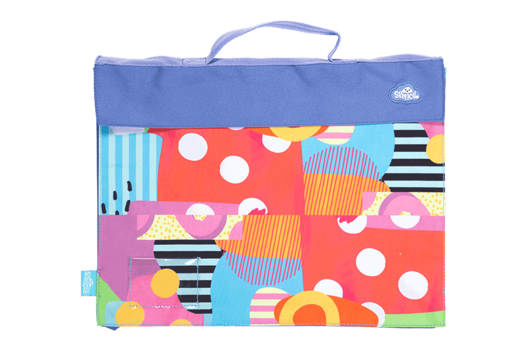 Spencil Library Bag - Colourburst - #HolaNanu#NDIS #creativekids