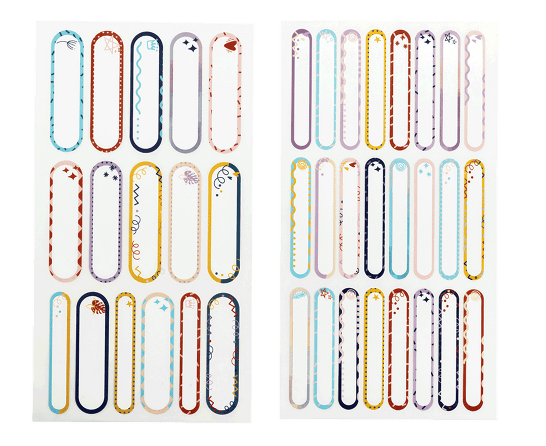 Spencil Name Labels - Iron On - Multicolour - #HolaNanu#NDIS #creativekids