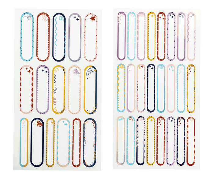 Spencil Name Labels - Iron On - Multicolour - #HolaNanu#NDIS #creativekids