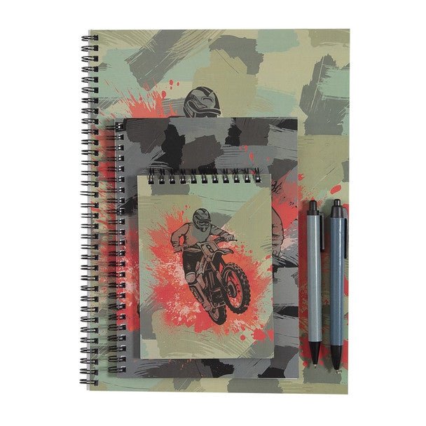 Spencil Stationery Set - Camo Biker - #HolaNanu#NDIS #creativekids