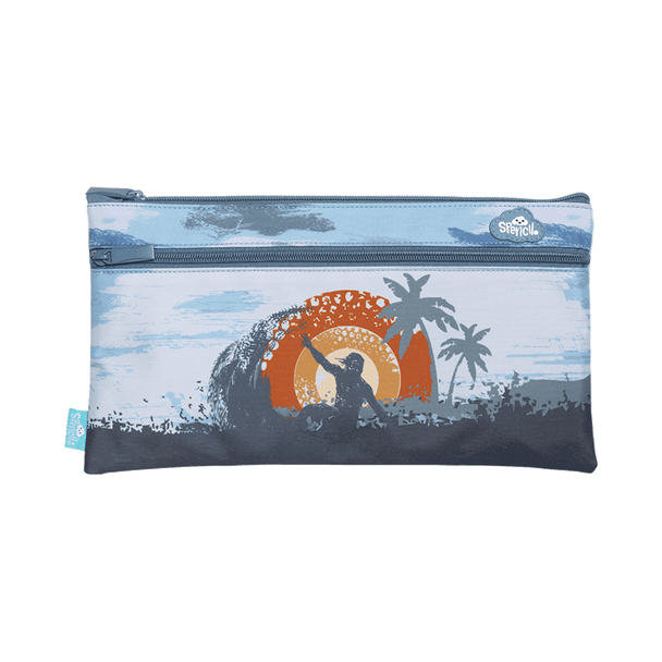 Spencil Twin Zip Pencil Case - Island Vibes - #HolaNanu#NDIS #creativekids