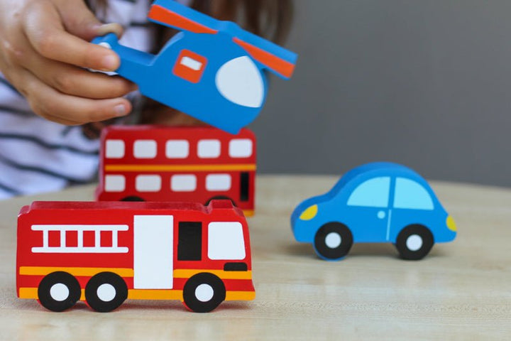 Vehicles Chunky Puzzle - #HolaNanu#NDIS #creativekids