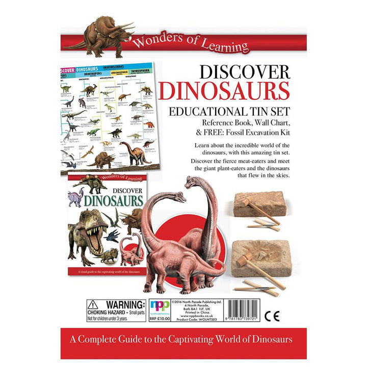 Wonders Of Learning - Discover Dinosaurs Tin Set - #HolaNanu#NDIS #creativekids