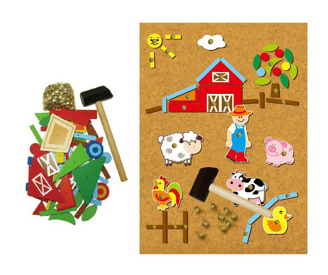 Wooden Farm Tap A Shape - #HolaNanu#NDIS #creativekids