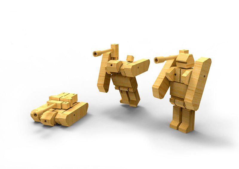 Wooden Transformer – Tank - #HolaNanu#NDIS #creativekids