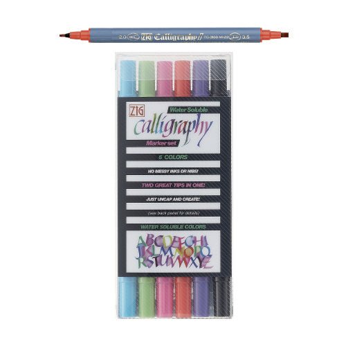 ZIG Calligraphy II – Dye Ink - #HolaNanu#NDIS #creativekids