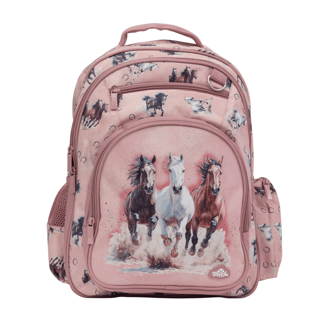 Spencil Big Kids Backpack Wild Horses