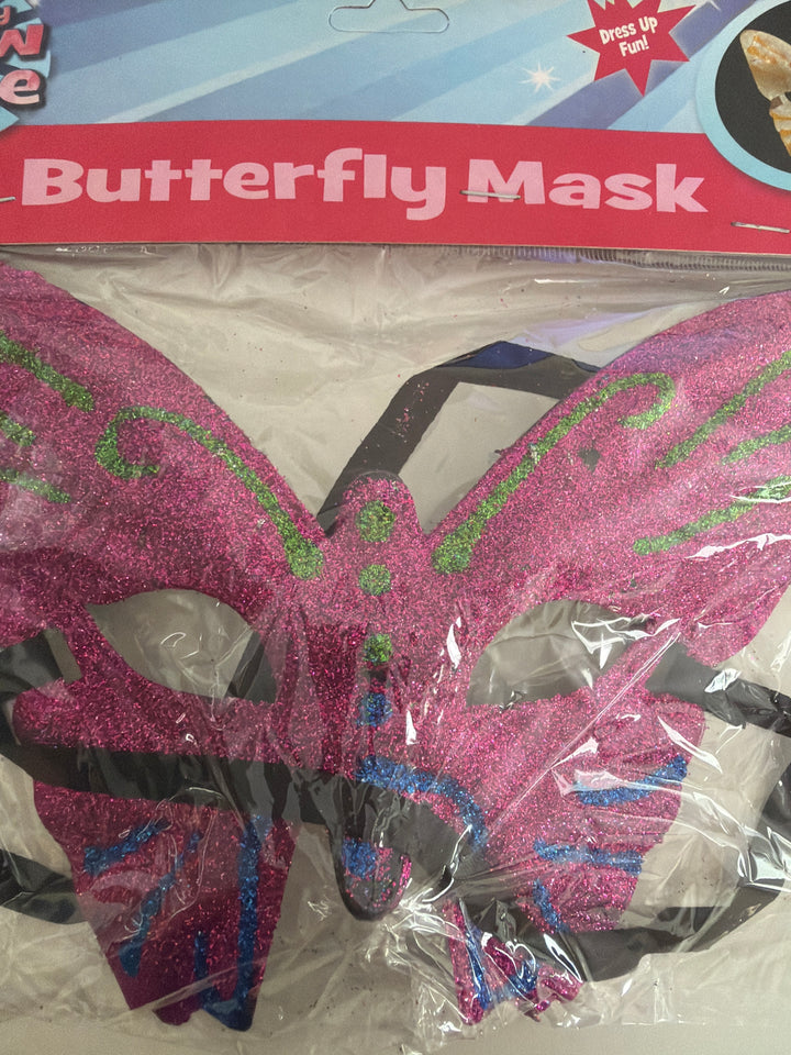 Butterfly Dress Up Mask (Assorted Colours)