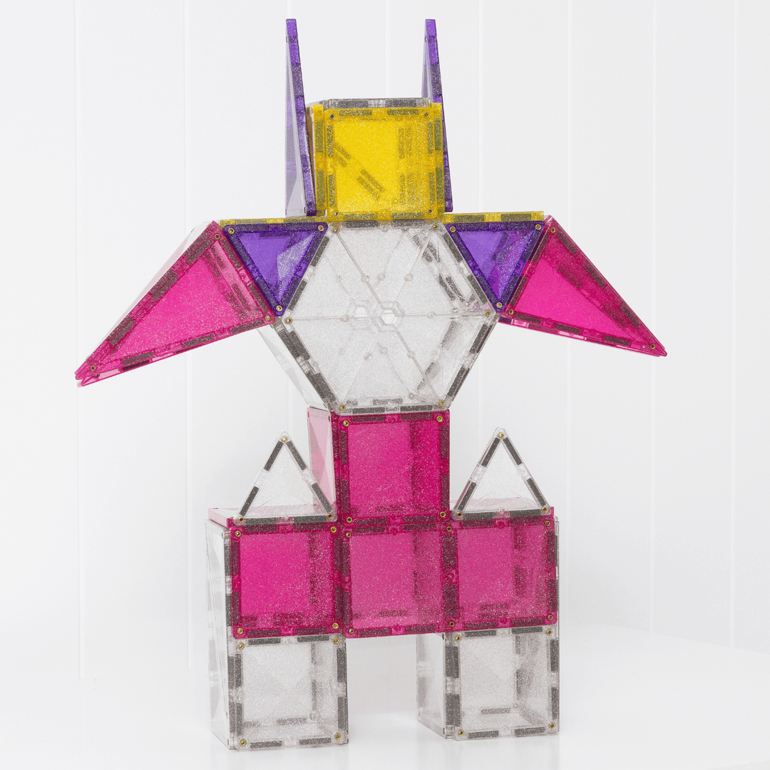 Connetix Tiles Glitter Unicorn Pack 56pc