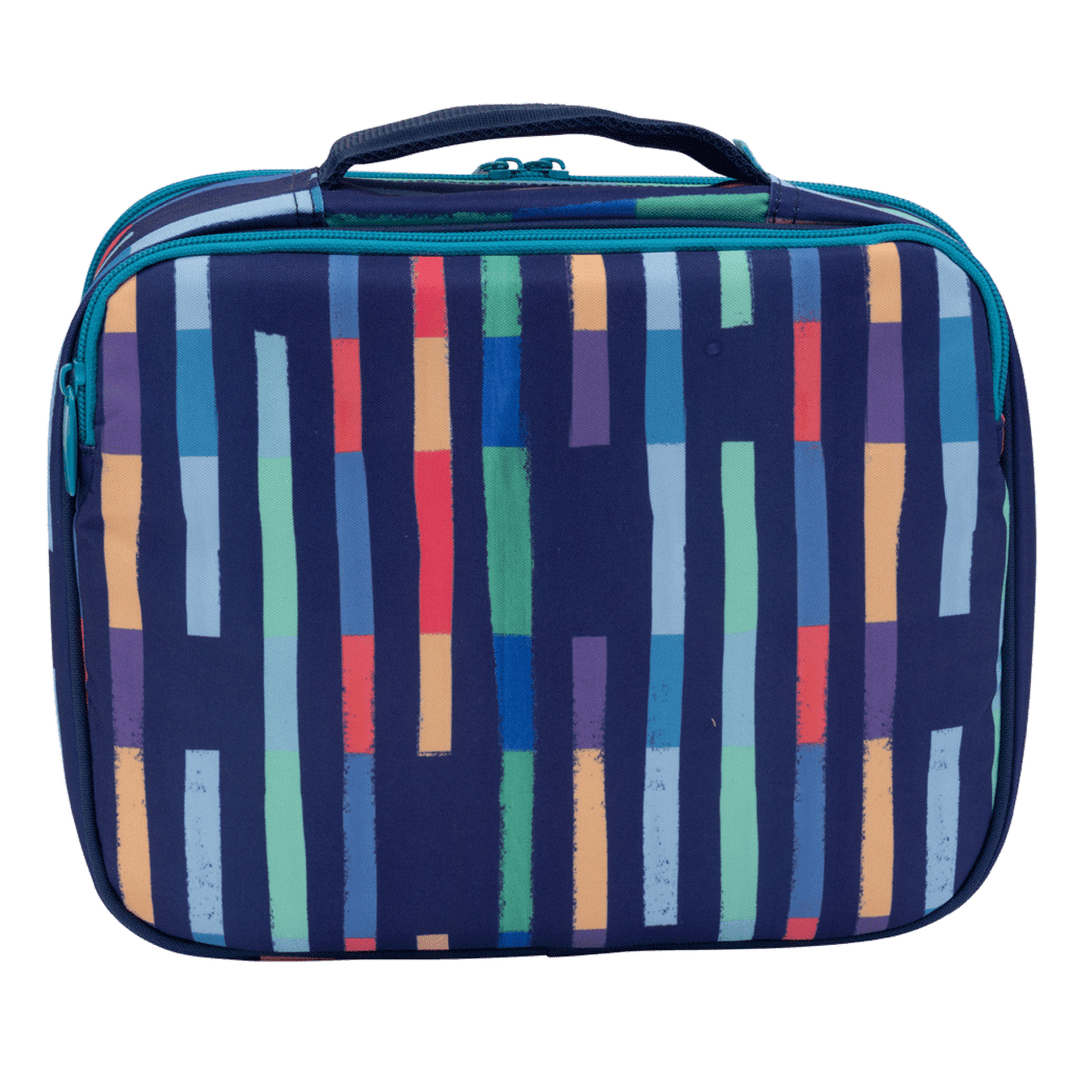Spencil Big Cooler Lunch Bag + Chill Pack Bright Stripes