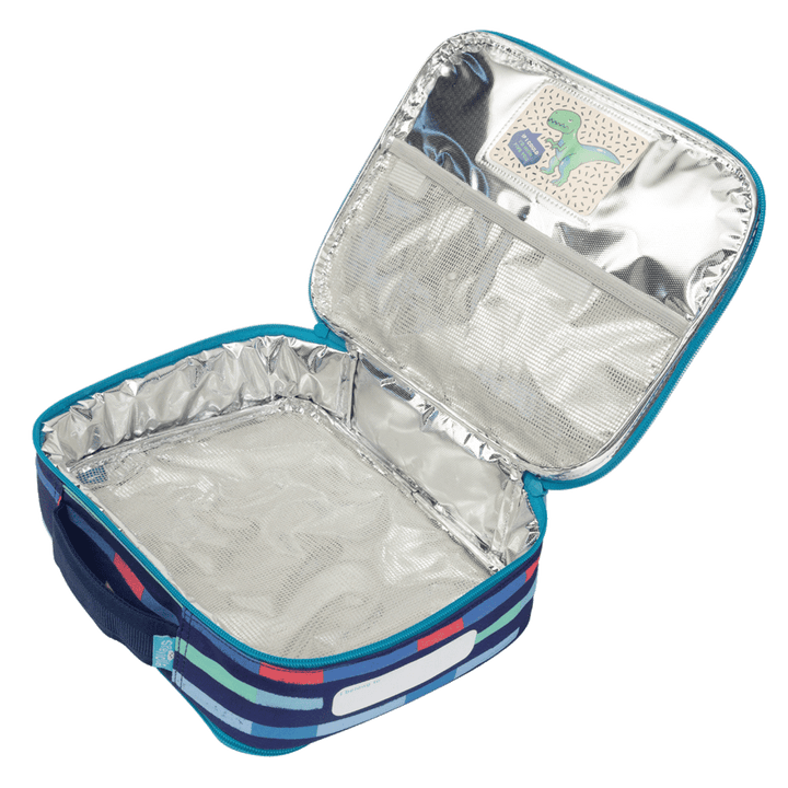 Spencil Big Cooler Lunch Bag + Chill Pack Bright Stripes