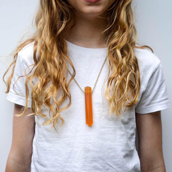 The Santo Natural Rubber Sensory Necklace