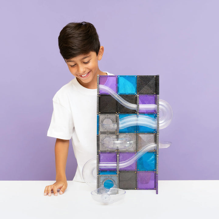 Connetix Tiles Ball Run Galaxy Pack 61 Pcs