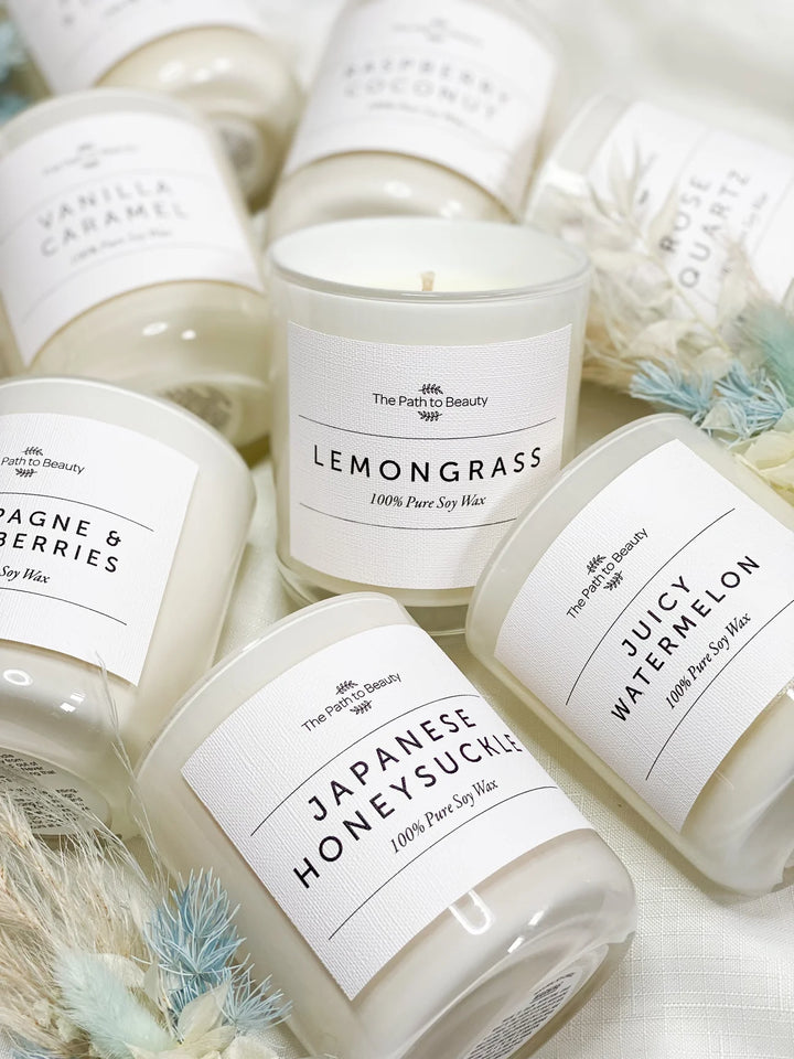 White Candle - Vanilla Caramel