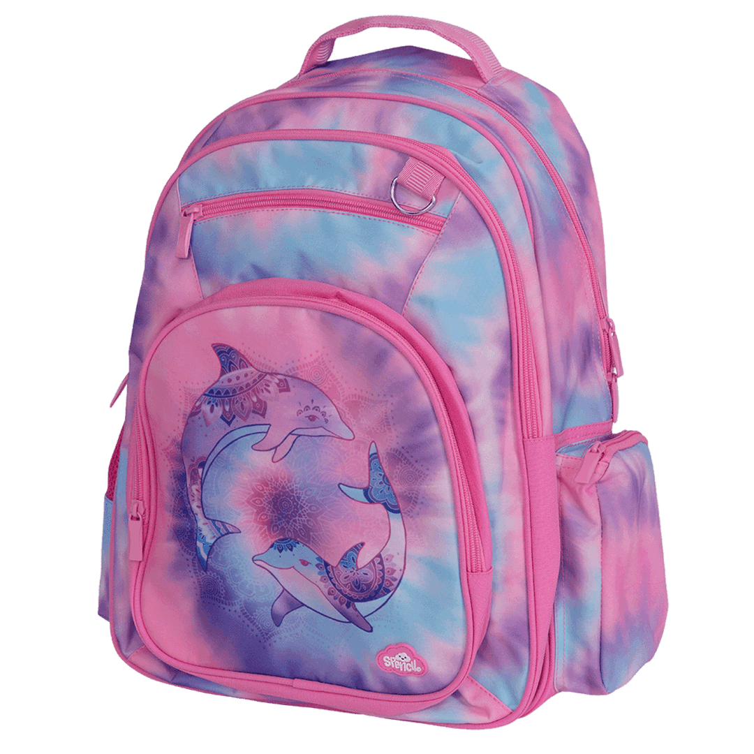 Spencil Big Kids Backpack Tie-Dye Splash