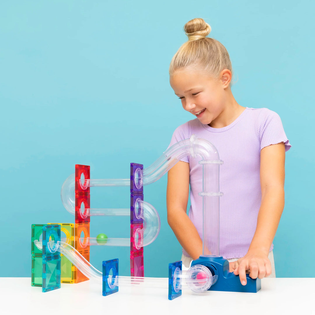 Connetix Tiles Ball Run Launcher Pack 47 Pcs