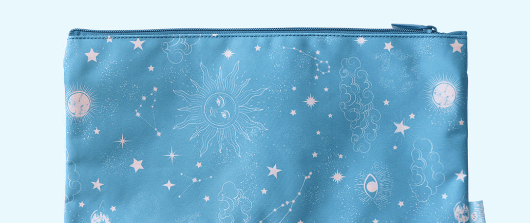 Spencil Twin Zip Pencil Case Cosmic Canter