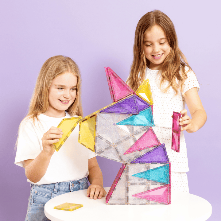 Connetix Tiles Glitter Unicorn Pack 56pc