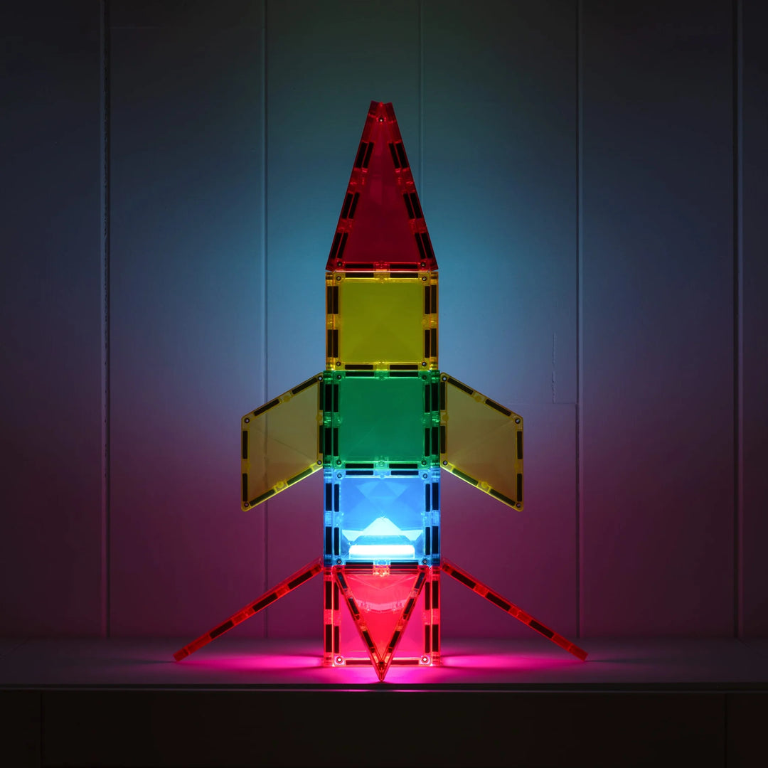 Connetix Tiles Light Rocket Pack 30 Pcs