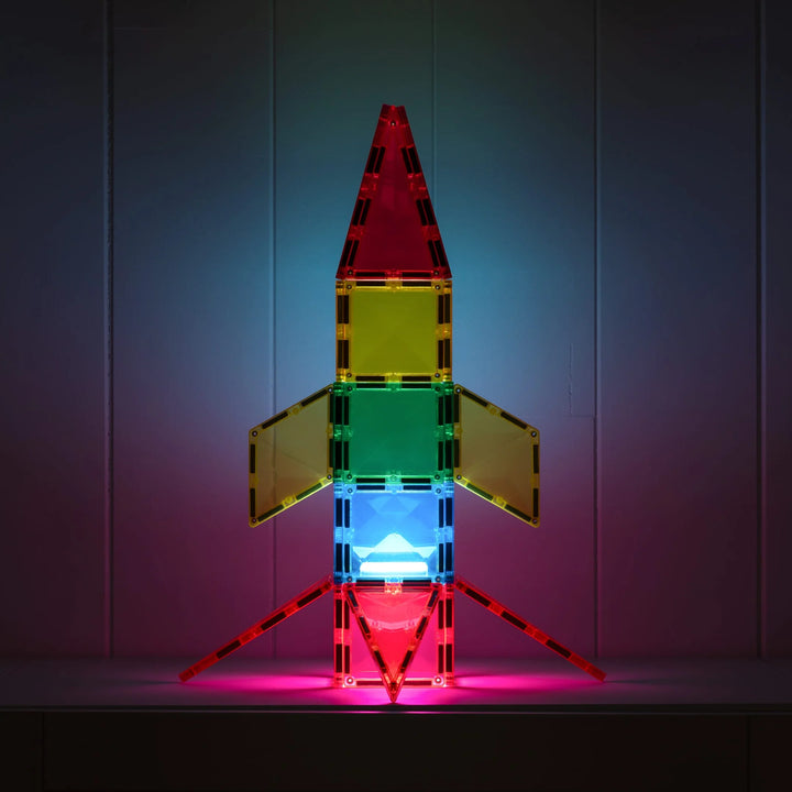 Connetix Tiles Light Rocket Pack 30 Pcs