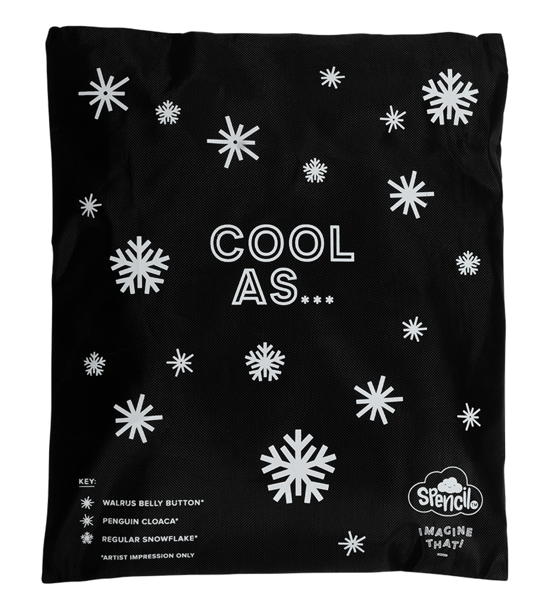 Spencil Big Cooler Lunch Bag + Chill Pack Crazy Cats