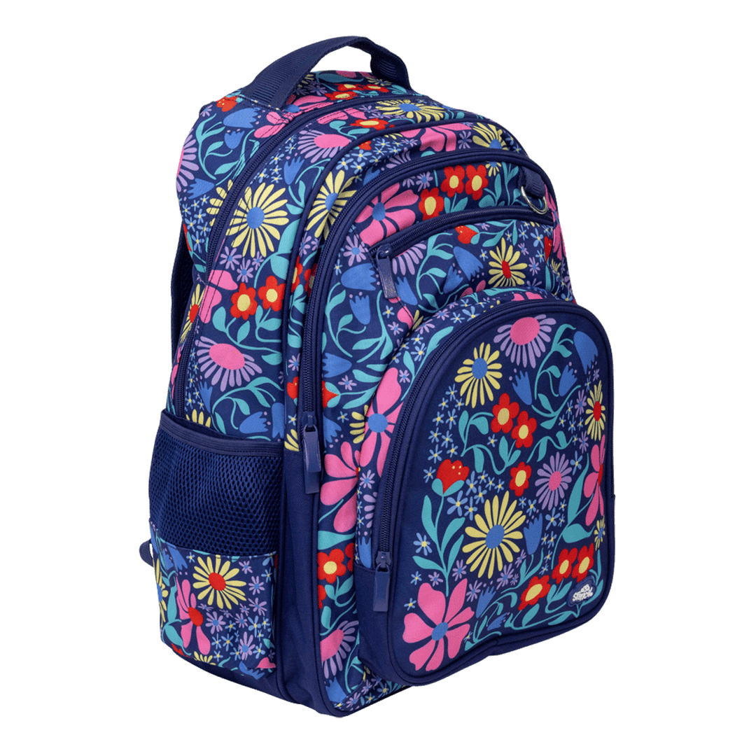Spencil Big Kids Backpack Flower Fun