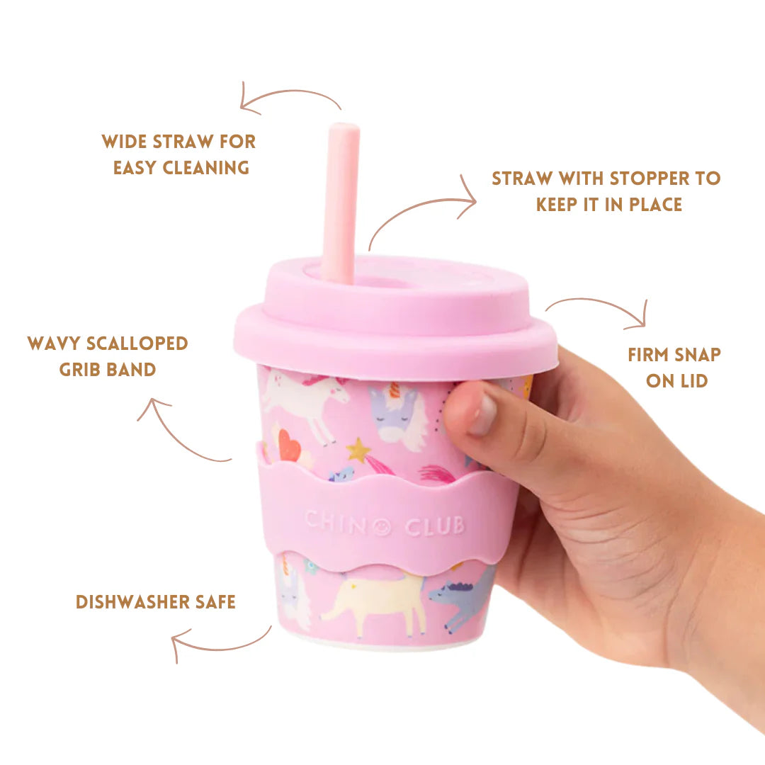 Chino Club Babychino Cup 4 Oz (Straw sold separately)