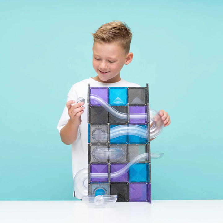 Connetix Tiles Ball Run Galaxy Pack 61 Pcs