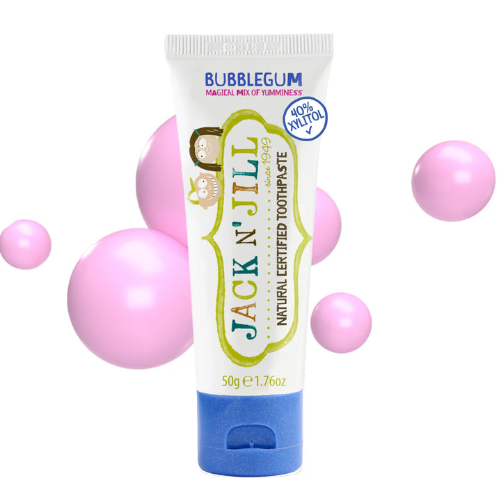 Jack N Jill Natural Toothpaste Organic - Bubblegum