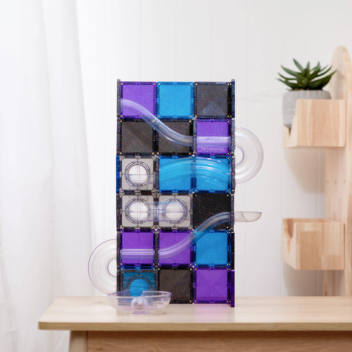 Connetix Tiles Ball Run Galaxy Pack 61 Pcs